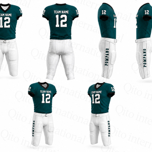 Uniforme de Fútbol Americano Personalizado, Jersey Sublimado Completo y Pantalones de Fútbol Acolchados Resistentes, Conjunto para Entrenamiento Profesional - Product Image 4