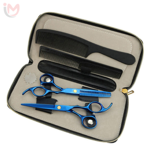 Juego de tijeras metálicas arcoíris, kit de aseo duradero, juego de peines para cortapelos, herramientas de estilismo arcoíris, kit de peluquería profesional - Product Image 2
