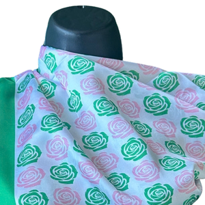 Rose in Harlem White Square <b>Scarf</b> Women Elegant Printed Satin Style Neck <b>Scarf</b> Fashion Hair <b>Wrap</b> Headband Accessory - Product Image 5
