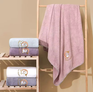 Thickened <b>Extra</b> <b>Large</b> Coral Fleece <b>Towel</b> Soft Super Absorbent Lint Free Couple Style Men Women Home <b>Bath</b> Wholesale Daily Use - Product Image 2