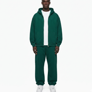 Conjunto de Sudadera con Capucha y Pantalones Anchos de Algodón 100% de Primera Calidad, Personalizados, de Talla Grande, para Hombre - Product Image 1