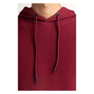Sajjawal Zipper-Up Regular Fit 100% Cotton Fleece Heavyweight Solid Breathable Eco-Friendly <b>Waterproof</b> Windproof Winter Hoodie - Product Image 3