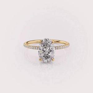 Anillo de Compromiso de Moissanita de la Mejor Calidad para Mujer, Joyería de Lujo para Propuesta de Matrimonio, Disponible al Mejor Precio del Mercado - Product Image 5