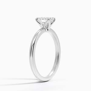 Anillo BOJ 065 Corte Ovalado, Plata 925, Anillo Solitario Elodie con Diamante de 2ct, Color D, VVS1, Moissanita, Certificado GRA, Precio Bajo en Oferta - Product Image 2