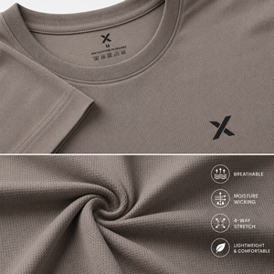 Ensemble deux pièces unisexe X Sports City, t-shirt à manches courtes col rond et short, en polyester/coton respirant et anti-transpiration, pour l'été, décontracté - Product Image 3