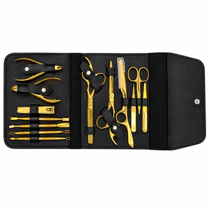 OPTITECH HEALTHCARE Set Profesional de Belleza y Cuidado Personal, Kit de Pinzas de Acero Inoxidable para Manicura y Cuidado del Cabello para Uso Comercial - Product Image 1