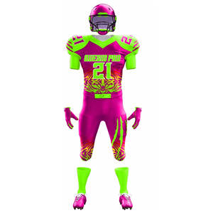 Uniforme de Fútbol Americano Unisex de Alta Calidad, Transpirable, de Secado Rápido, Tallas Grandes, Mangas Cortas, Ropa Deportiva - Product Image 2