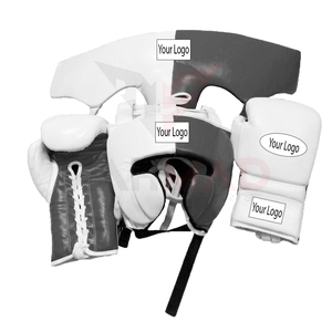 Équipement d'entraînement en gros directement de l'usine, ensemble de boxe et de sparring de haute qualité avec logo personnalisé, fabriqué en cuir véritable - Product Image 1
