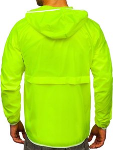 Chaqueta Cortavientos Ligera Impermeable de Lona para Hombre, Cortavientos Deportivo Personalizado para Correr con Cremallera y Cuello Alto, Cortavientos Cálido - Product Image 2