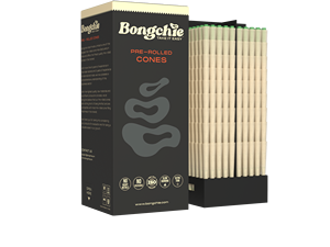 Bongchie Tower Box 900 Ultra-Thin 84mm Pré-roulés en chanvre pur, Cones à combustion lente, format un quart - Product Image 5