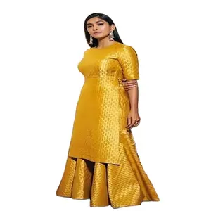 设计师阿纳卡利适合印度和巴基斯坦服装三件套巴基斯坦服装印度产品女士穿印度服装