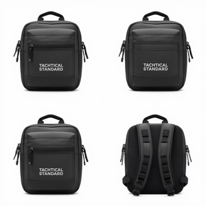 Premium Utility Organizer Waist <b>Pouch</b> <b>Water</b> Resistant Multi Storage Bag Shoulder Strap Durable Nylon/Polyester Construction - Product Image 1