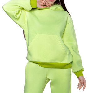 Conjuntos Deportivos de Color Verde para Mujer, Diseño Ajustado, Ropa Deportiva, Trajes Deportivos Sexys con Sudaderas con Capucha - Product Image 4