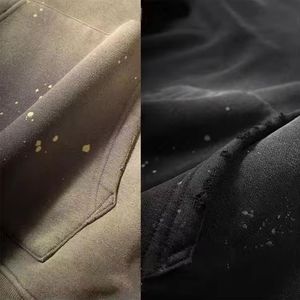 เสื้อฮู้ดไหมพรมถักคุณภาพสูงแบบสั่งทำพิเศษสำหรับฤดูหนาว ระบายอากาศได้ดี สไตล์วินเทจ ลุคทำเก่า ผ้าฝ้ายเนื้อนุ่ม - Product Image 3