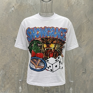 Snowgrace Custom Printed Men's Oversized T-<b>Shirt</b> Short Sleeve O-Neck High Street Style 100% Cotton Jersey Fabric Custom Logo - Product Image 6