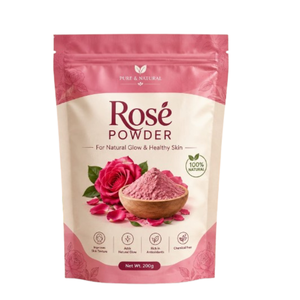 Poudre de pétales de rose finement broyée, 200g, poudre florale de rose pour masques faciaux, soins capillaires et mélanges de beauté, avec une texture lisse - Product Image 1