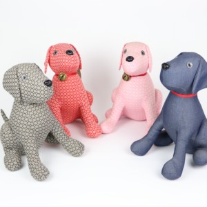 Jouets en peluche animaux XL en coton mélangé à motif cuir, butée de porte pour chien Truc Lam, faits à la main, haute qualité, prix abordable - Product Image 1