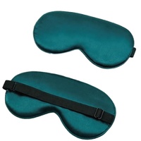 Masque de sommeil en satin de soie OEM avancé avec logo personnalisé, sangle réglable 21*9.5cm, prévention des cernes, ombrage, méditation