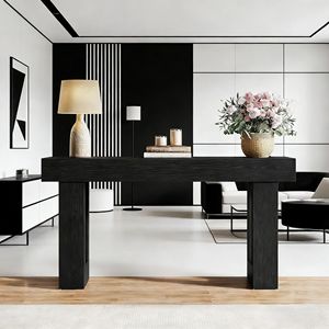 63-Inch Wooden Sofa Table for Entryway <b>Console</b> Tables Product Category - Product Image 3