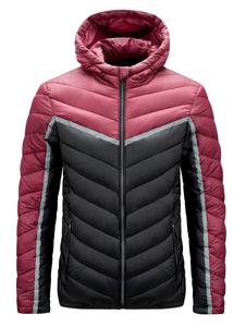 ที่มีคุณภาพสูงOEMสีดำฤดูใบไม้ร่วงUnisexที่กำหนดเองแจ็คเก็ตปักเป้าลงแจ็คเก็ตสำหรับผู้ชาย - Product Image 5