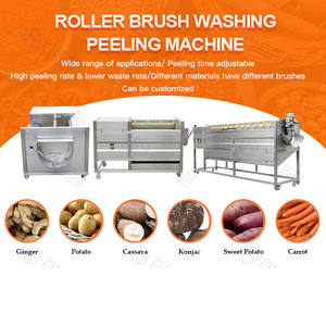 Machine continue de nettoyage et d'épluchage de rouleau de laine de spirale de radis à haut rendement - Product Image 5