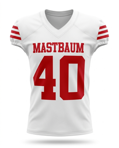 Maillots de football américain rétro personnalisés brodés en gros 2026 – Maillots de rugby vierges pour jeunes équipes - Product Image 1