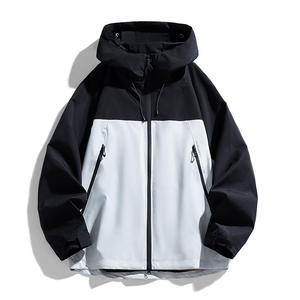 Chaqueta Cortavientos de Media Cremallera para Hombre Outfitize, Estilo Anorak con Bolsillo Frontal, Cortavientos para Entrenamiento Deportivo - Product Image 1