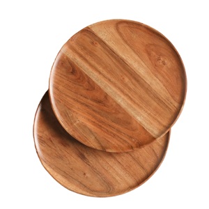 Mango Wooden Serving <b>Plate</b> Handmade Polished Solid Minimalist Design Dining Table Food Serving Dishes & <b>Plates</b> - Product Image 4