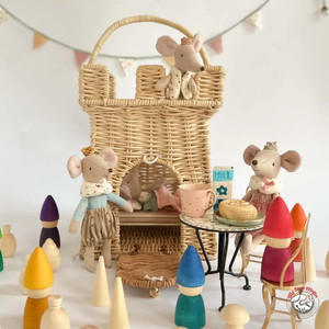 Bolso de mimbre para niñas, de la mejor calidad, cesta de juguete para niños, directamente del proveedor principal. - Product Image 6