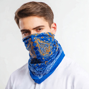 Pañuelo Cuadrado de Algodón 100% para la Cabeza, Estilo Hip Hop, Nueva Moda, Bandana Suave - Product Image 1