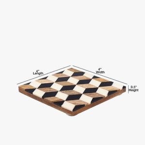 Handmade Decorative Table <b>Coasters</b> Set | Luxury Drink <b>Coasters</b> for Coffee Table & Dining Table Decor - Product Image 5