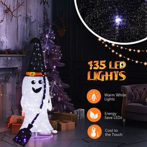 4ft Ghost 100LED Lighted Outdoor Halloween Decorations Premium Halloween Decoration for Festive Spooky Ambience - Product Image 2