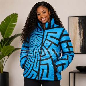 Veste matelassée pour femme de haute qualité Cosh International, impression sublimée personnalisée, veste d'hiver chaude et épaisse - Product Image 3