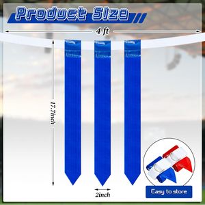 Ensemble de flag football avec ceintures réglables, ensemble de flag football avec 14 ceintures et drapeaux pour jeunes et adultes, design élégant - Product Image 3