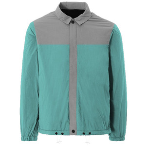 OEM Custom Crocheted <b>Canvas</b> Quilted <b>Jacket</b> with Cotton Liner Lightweight Waterproof Windproof Business Outerwear for <b>Men</b> - Product Image 5