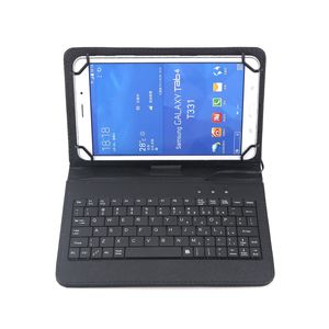 Custodia universale in pelle da 11 pollici con tastiera cablata Type-C, custodia smart in PU da 7 pollici per tablet Kindle 12.9 pollici - Ordini a ritiro in negozio - Product Image 6