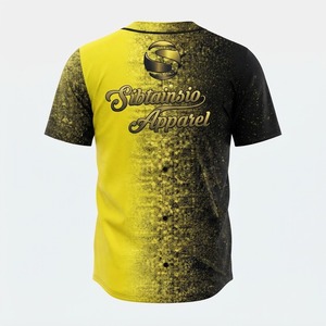 ชุดยูนิฟอร์มเบสบอลแบบเสื้อเจอร์ซีย์ ใช้เทคนิคการพิมพ์แบบรีดร้อน พร้อมเสื้อเจอร์ซีย์เบสบอลแบบสั่งทำคุณภาพสูง ด้วยเทคนิคการพิมพ์แบบซับลิเมชั่น - Product Image 4