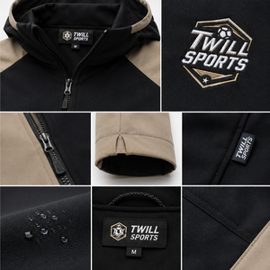 Custom Logo Design Winter Work Wear Softshell <b>Jacket</b> Men's Clothing Waterproof <b>Fleece</b> <b>Lined</b> ZIP Up Hiking Softshell <b>Jacket</b> - Product Image 4