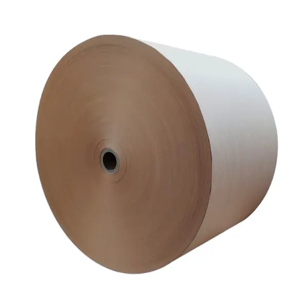 Rollo de papel industrial Material Almohadilla de enfriamiento Pulpa de madera absorbente de agua alta Papel Kraft 105 GSM 1100mm