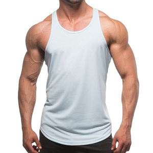 Venta al por mayor de gráficos personalizados culturismo Fitness músculo entrenamiento gimnasio Stringer hombres camisetas sin mangas - Product Image 4