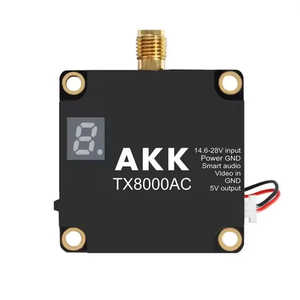 Meilleur émetteur vidéo AKK 8W FPV Smart Audio 4.9G-5.8G VTX avec transmission longue portée Accessoires audio et vidéo - Product Image 3
