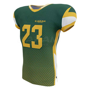 Maillot de football américain respirant de haute qualité personnalisé à manches courtes - Vente en gros disponible - Product Image 6