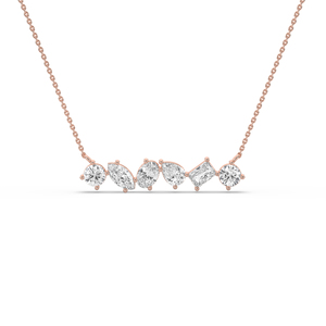 Pendentif personnalisé en diamant de laboratoire de 4,05 carats, argent 925, or, coupe ovale, style unique, léger, minimaliste, bijoux - Product Image 2