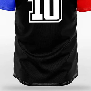 Camiseta de Béisbol Sublimada Personalizada de Poliéster de Alta Calidad para Equipos Juveniles al por Mayor - Product Image 4
