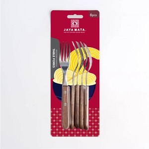 JM781 JAYA MATA Juego de 6 Tenedores de Acero Inoxidable de 2.5mm de Grosor, Diseño Moderno y Duradero, Aptos para Lavavajillas, para Restaurante y Hotel - Product Image 6