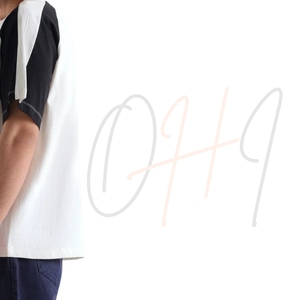 T-shirt Raglan Homme Personnalisable avec Logo, Coton Lourd 100%, Streetwear Uni, Coupe Ample, Style Baseball, Ajustement Classique, Décontracté - Product Image 4