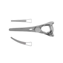 Pinza Glover DeBakey para Bulldog, con mandíbulas curvas atraumáticas, manual, de acero inoxidable, juego de instrumentos para cirugía vascular, para uso en UCI - Product Image 3