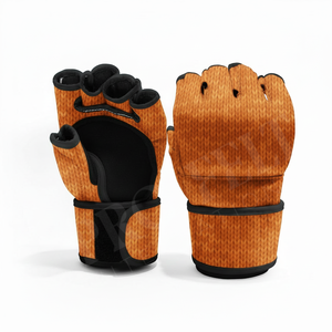 Gants de combat MMA 100% haute qualité, sans doigts, pour entraînement, boxe, fitness, équipement sportif, logo personnalisé - Product Image 4