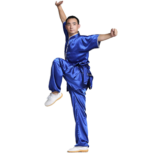 Traje de Ejercicio Transpirable para Artes Marciales, Tai Chi, Wing Chun, Uniforme de Kung Fu Personalizable y Elástico para Hombres y Mujeres, de Secado Rápido - Product Image 2