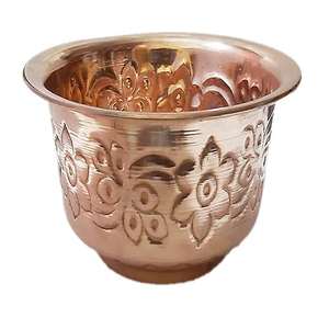 Cuenco de cobre artesanal, auténtico cuenco de cobre para baño y cuenco para hammam, cuencos para hammam, cuenco de cobre para pedicura - Product Image 3